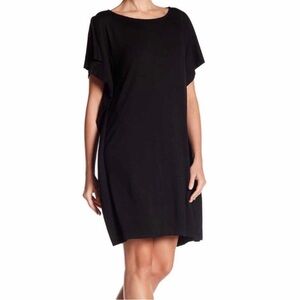 Collection by Bobeau Split Sleeve Tunic Dress Women’s Small Oversized Black